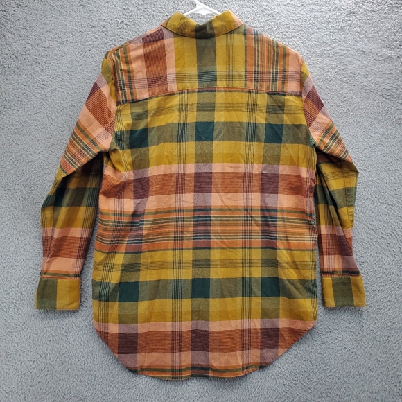 Madewell Flannel Sunday Shirt in Seconda Plaid Womens Size XS Pockets - Picture 7 of 12